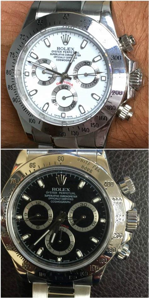 rolex daytona real or fake